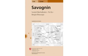 Hiking Maps Switzerland Landeskarte der Schweiz 1236, Savognin 1:25.000 Bundesamt für Landestopographie