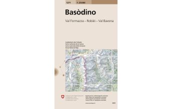 Hiking Maps Switzerland Landeskarte der Schweiz 1271, Basòdino 1:25.000 Bundesamt für Landestopographie