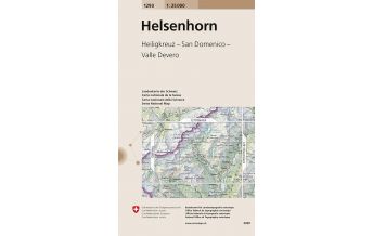 Wanderkarten Schweiz & FL Landeskarte der Schweiz 1290, Helsenhorn 1:25.000 Bundesamt für Landestopographie