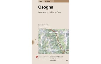 Wanderkarten Schweiz & FL Landeskarte der Schweiz 1293, Osogna 1:25.000 Bundesamt für Landestopographie