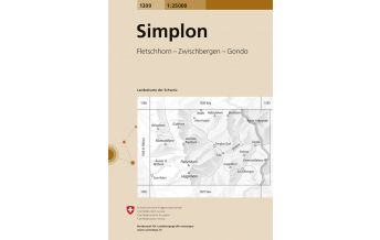 Wanderkarten Schweiz & FL Landeskarte der Schweiz 1309, Simplon 1:25.000 Bundesamt für Landestopographie