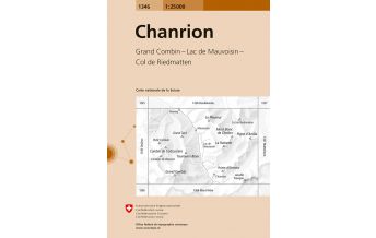 Wanderkarten Schweiz & FL Landeskarte der Schweiz 1346, Chanrion 1:25.000 Bundesamt für Landestopographie