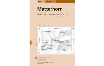 Hiking Maps Switzerland Landeskarte der Schweiz 1347, Matterhorn/Monte Cervino 1:25.000 Bundesamt für Landestopographie