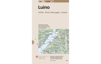 Wanderkarten Schweiz & FL Landeskarte der Schweiz 1352, Luino 1:25.000 Bundesamt für Landestopographie