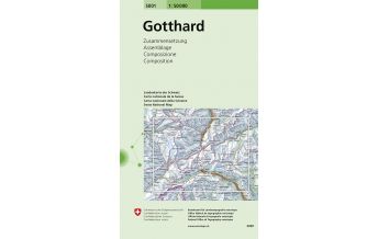 Wanderkarten Schweiz & FL Gotthard Bundesamt für Landestopographie