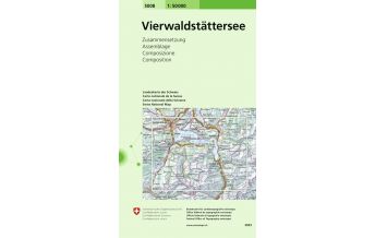 Hiking Maps Switzerland Vierwaldstättersee 1:50.000 Bundesamt für Landestopographie
