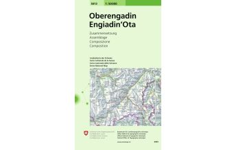 Hiking Maps Switzerland Landeskarte der Schweiz 5013, Oberengadin/Engiadin'Ota 1:50.000 Bundesamt für Landestopographie