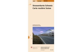 Road Maps Switzerland 6009 Strassenkarte Schweiz 1:200 000 Bundesamt für Landestopographie