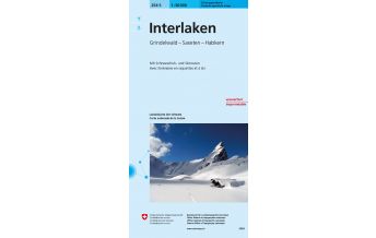 Ski Touring Maps 254S Interlaken Schneesportkarte Bundesamt für Landestopographie