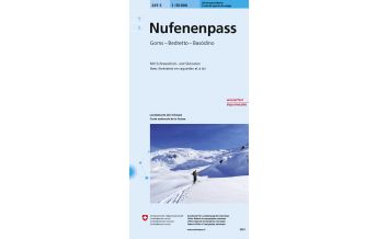 Ski Touring Maps Landeskarte der Schweiz 265-S (Skitourenkarte), Nufenenpass 1:50.000 Bundesamt für Landestopographie