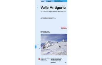 Ski Touring Maps Landeskarte der Schweiz 275-S (Skitourenkarte), Valle Antigorio 1:50.000 Bundesamt für Landestopographie