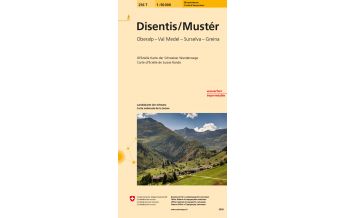 Hiking Maps Switzerland Disentis. Mustér Bundesamt für Landestopographie