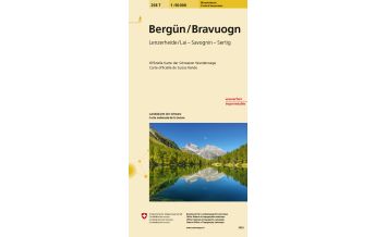 Hiking Maps Switzerland Landeskarte der Schweiz 258-T, Bergün/Bravuogn 1:50.000 Bundesamt für Landestopographie