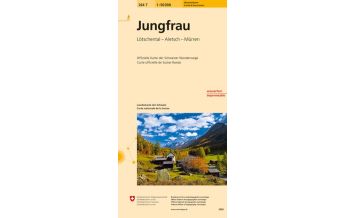 Hiking Maps Switzerland Landeskarte der Schweiz 264T, Jungfrau 1:50.000 Bundesamt für Landestopographie