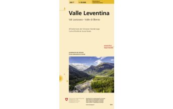 Hiking Maps Switzerland 266T Valle Leventina Wanderkarte Bundesamt für Landestopographie