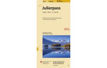 Hiking Maps Switzerland SLK 50 Weg Bl. 268T, Julierpass (Pass dal Güglia) 1:50.000 Bundesamt für Landestopographie