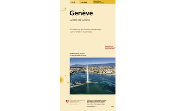 Hiking Maps Switzerland 270T Genève Wanderkarte 1:50.000 Bundesamt für Landestopographie