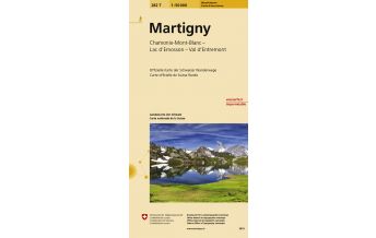 Wanderkarten Schweiz & FL Martigny Bundesamt für Landestopographie