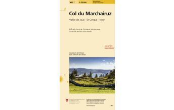 Hiking Maps 460T Col du Marchairuz Bundesamt für Landestopographie