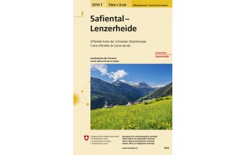 Hiking Maps Switzerland Safiental, Lenzerheide Bundesamt für Landestopographie