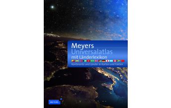 World Atlases Meyers Universalatlas mit Länderlexikon Meyers Lexikonverlag Mannheim-Leipzig-Wien-Zürich