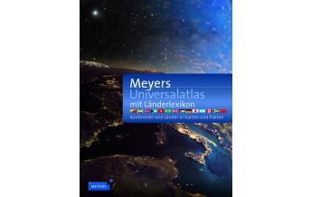 Weltatlanten Meyers Universalatlas mit Länderlexikon Meyers Lexikonverlag Mannheim-Leipzig-Wien-Zürich