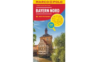 Straßenkarten MARCO POLO Regionalkarte Deutschland 12 Bayern Nord 1:200.000 Mairs Geographischer Verlag Kurt Mair GmbH. & Co.