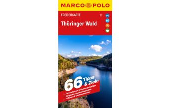 Straßenkarten Europa MARCO POLO Freizeitkarte 22 Thüringer Wald 1:100.000 Marco Polo