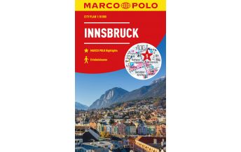 Stadtpläne MARCO POLO Cityplan Innsbruck 1:12.000 Mairs Geographischer Verlag Kurt Mair GmbH. & Co.
