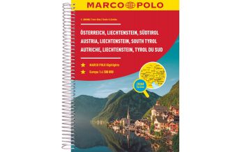 Reise- und Straßenatlanten MARCO POLO Reiseatlas Österreich, Liechtenstein, Südtirol 1:200.000 Mairs Geographischer Verlag Kurt Mair GmbH. & Co.