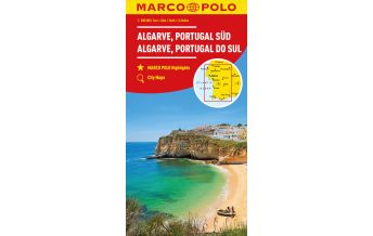 Road Maps Portugal MARCO POLO Regionalkarte Algarve, Portugal Süd 1:200.000 Mairs Geographischer Verlag Kurt Mair GmbH. & Co.
