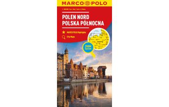 Road Maps MARCO POLO Regionalkarte Polen Nord 1:300.000 Mairs Geographischer Verlag Kurt Mair GmbH. & Co.