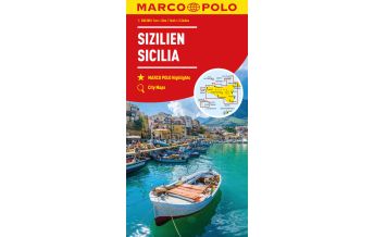 Straßenkarten Italien MARCO POLO Regionalkarte Italien 14 Sizilien 1:200.000 Mairs Geographischer Verlag Kurt Mair GmbH. & Co.