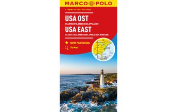 Road Maps North and Central America MARCO POLO Kontinentalkarte USA Ost 1:2 Mio. Mairs Geographischer Verlag Kurt Mair GmbH. & Co.