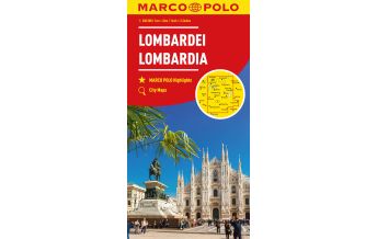 Straßenkarten Italien MARCO POLO Regionalkarte Italien 02 Lombardei, Oberitalienische Seen 1:200.000 Mairs Geographischer Verlag Kurt Mair GmbH. & Co.