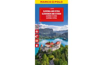 Road Maps Slovenia MARCO POLO Reisekarte Slowenien und Istrien 1:250.000 Mairs Geographischer Verlag Kurt Mair GmbH. & Co.