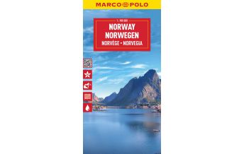 Road Maps Norway MARCO POLO Reisekarte Norwegen 1:900.000 Mairs Geographischer Verlag Kurt Mair GmbH. & Co.