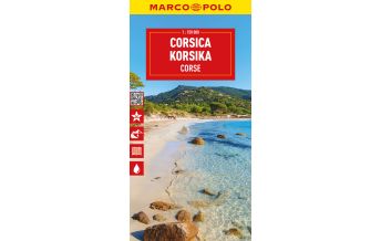 Straßenkarten MARCO POLO Regionalkarte Korsika 1:150.000 Mairs Geographischer Verlag Kurt Mair GmbH. & Co.