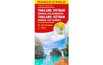 Road Maps MARCO POLO Kontinentalkarte Thailand, Vietnam 1:2,5 Mio. Mairs Geographischer Verlag Kurt Mair GmbH. & Co.