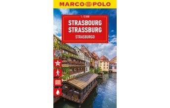 Stadtpläne MARCO POLO Cityplan Straßburg 1:12.000 Mairs Geographischer Verlag Kurt Mair GmbH. & Co.