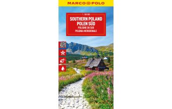 Road Maps MARCO POLO Reisekarte Polen Süd 1:300.000 Mairs Geographischer Verlag Kurt Mair GmbH. & Co.