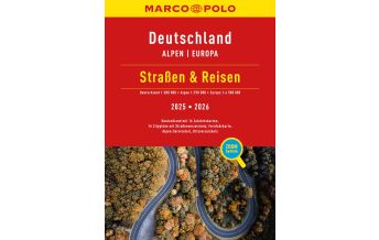 Road & Street Atlases MARCO POLO Straßen & Reisen 2025/2026 Deutschland 1:300.000 Mairs Geographischer Verlag Kurt Mair GmbH. & Co.