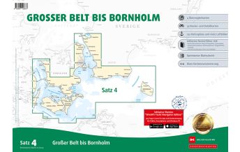 Seekarten Schweden Sportbootkarten Satz 4: Großer Belt bis Bornholm (Ausgabe 2024) Delius Klasing Verlag GmbH