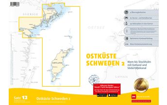 Seekarten Schweden Sportbootkarten Satz 12: Ostküste Schweden 2 (Ausgabe 2024/2025) Delius Klasing Verlag GmbH