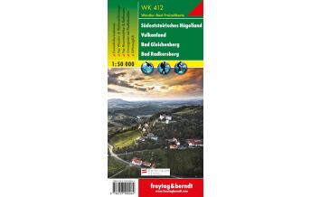 f&b Hiking Maps WK 412 Südoststeirisches Hügelland - Vulkanland - Bad
Gleichenberg - Bad Radkersburg, Wanderkarte 1:50.000 Freytag-Berndt und ARTARIA