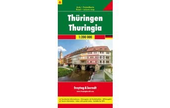 f&b Straßenkarten f&b Auto + Freizeitkarte 6, Thüringen 1:200.000 Freytag-Berndt und ARTARIA