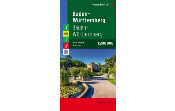f&b Straßenkarten f&b Auto + Freizeitkarte 3, Baden-Württemberg 1:200.000 Freytag-Berndt und ARTARIA
