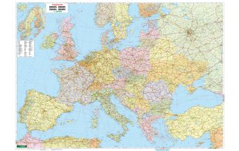 Europa Wandkarte: Europa politisch - Großformat 1:2.600.000 Freytag-Berndt und Artaria
