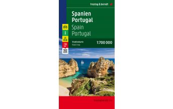 f&b Straßenkarten Spanien - Portugal, Straßenkarte 1:700.000, freytag & berndt Freytag-Berndt und ARTARIA