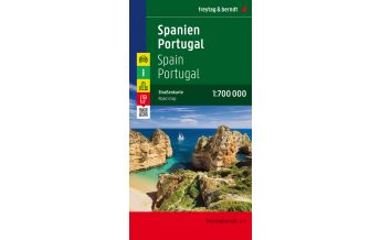 f&b Straßenkarten Spanien - Portugal, Straßenkarte 1:700.000, freytag & berndt Freytag-Berndt und ARTARIA
